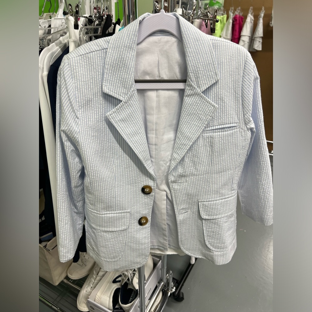 Bella bliss boys seersucker blazer - Picture 3 of 3